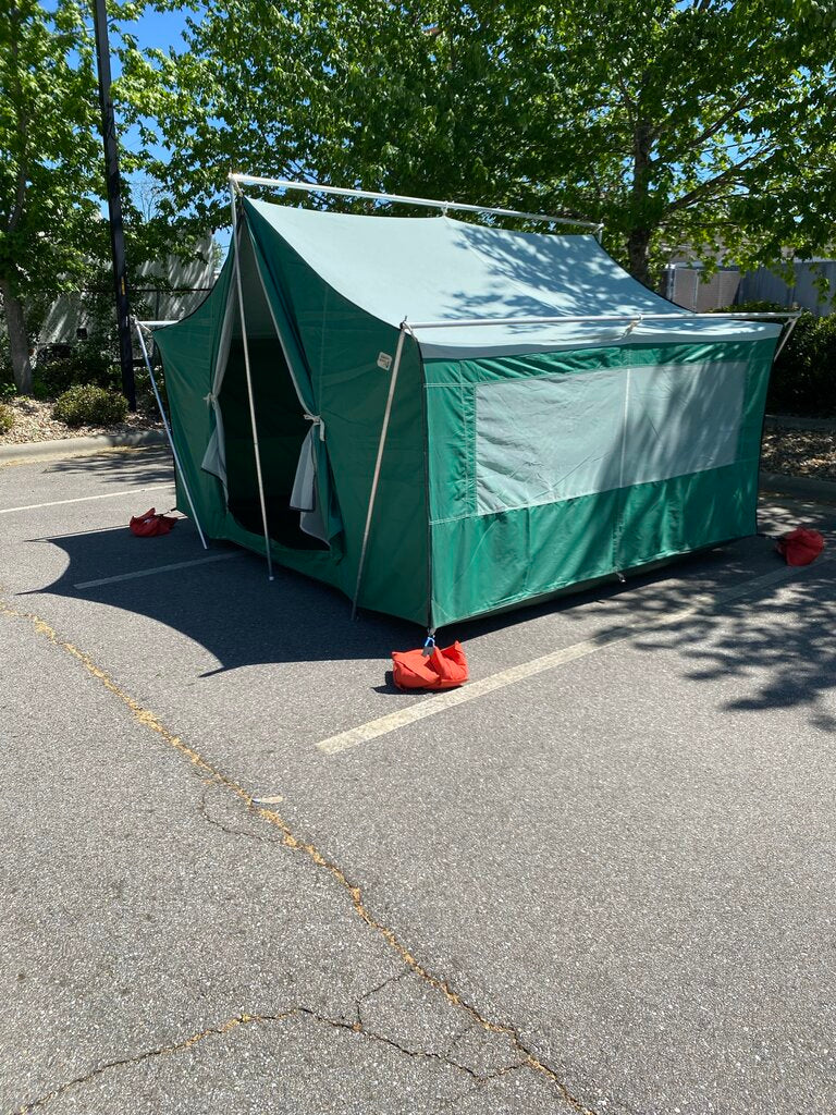 diamond tent Diamond Brand Chalet Premier Canvas Tent, Green, 6P