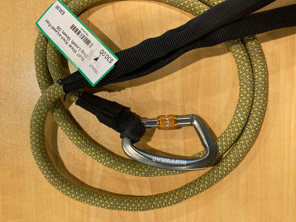 Ruff Wear Knot-a-Leash Rope Dog Leash, Green, OS