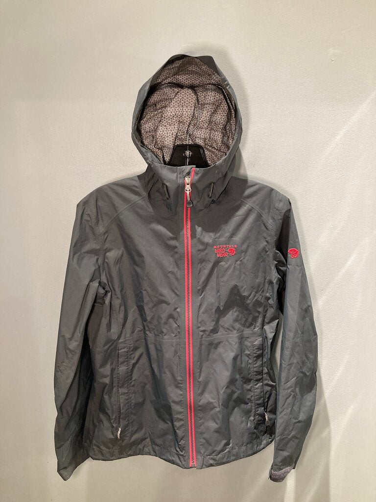 Mountain Hardwear Rain Jacket, Grey, Women's S