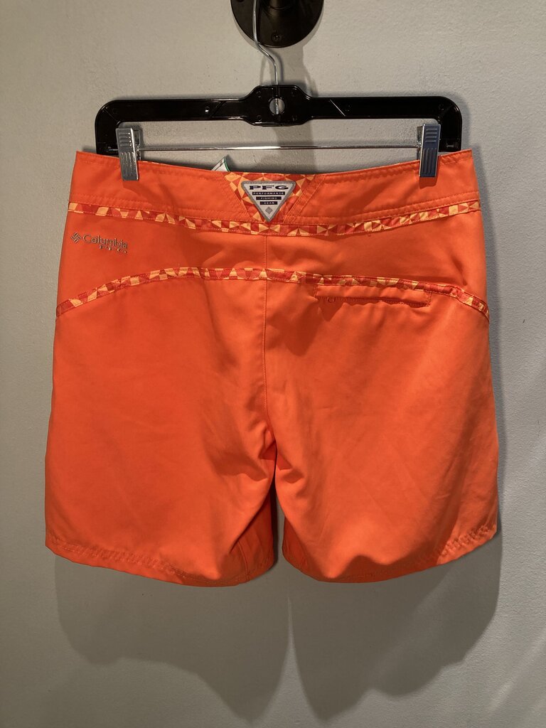 Columbia PFG Beach Shorts, Pink/Blue, Women's 8