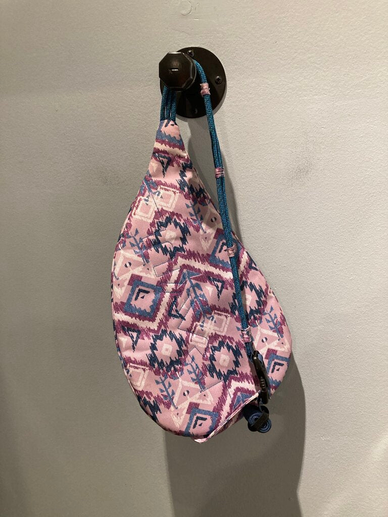 Kavu Rope Sling Bag, Purple Pattern