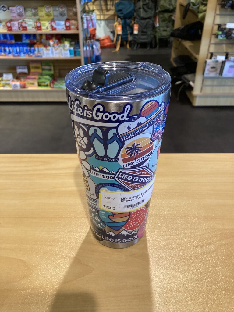 Life Is Good Insulated Mug, Stickers, 20OZ?