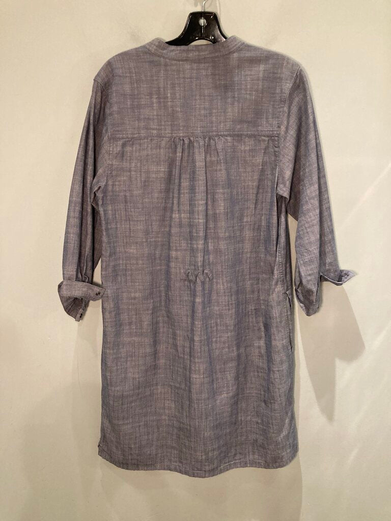 Patagonia LS Denim Dress, Blue, Women's 10