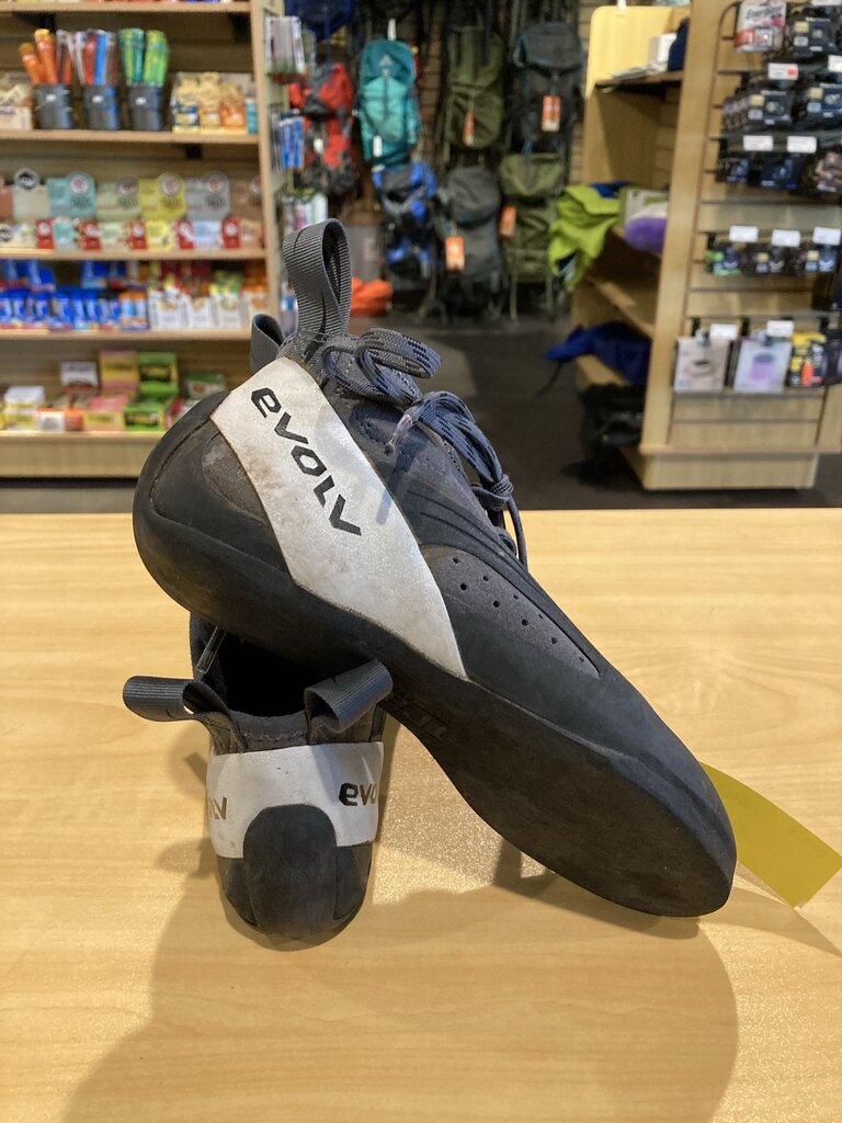 Evolv Climbing Shoes, Grey/Black, EU 38