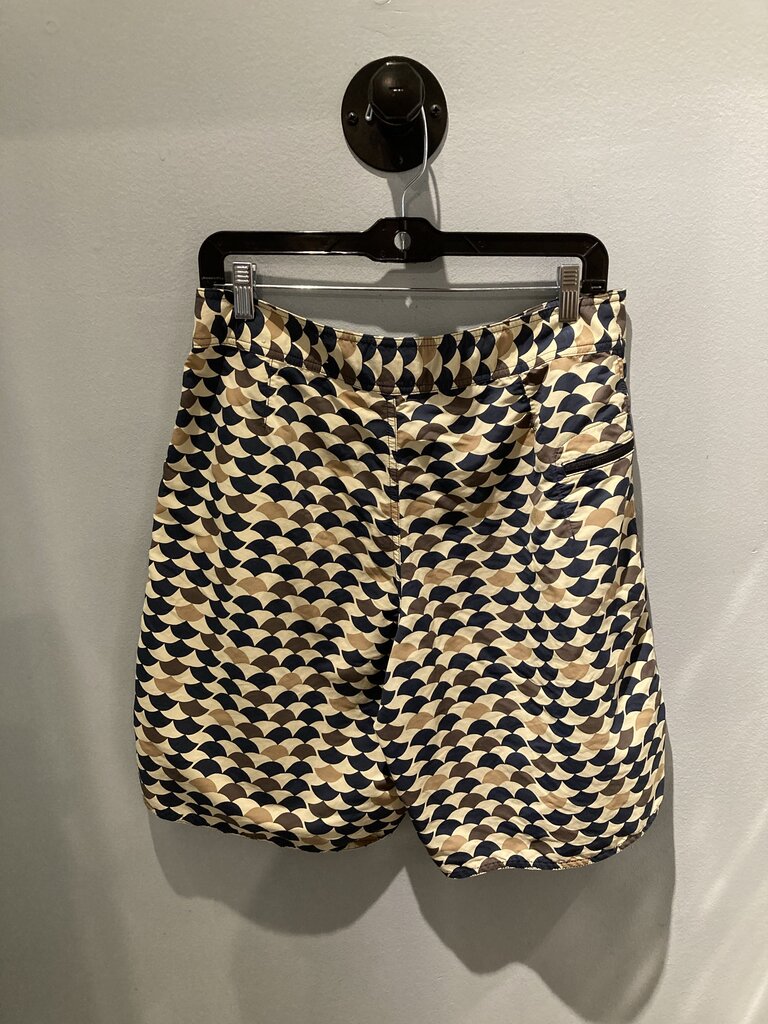 Patagonia Board Shorts, Blue/Yellow, Men's 32