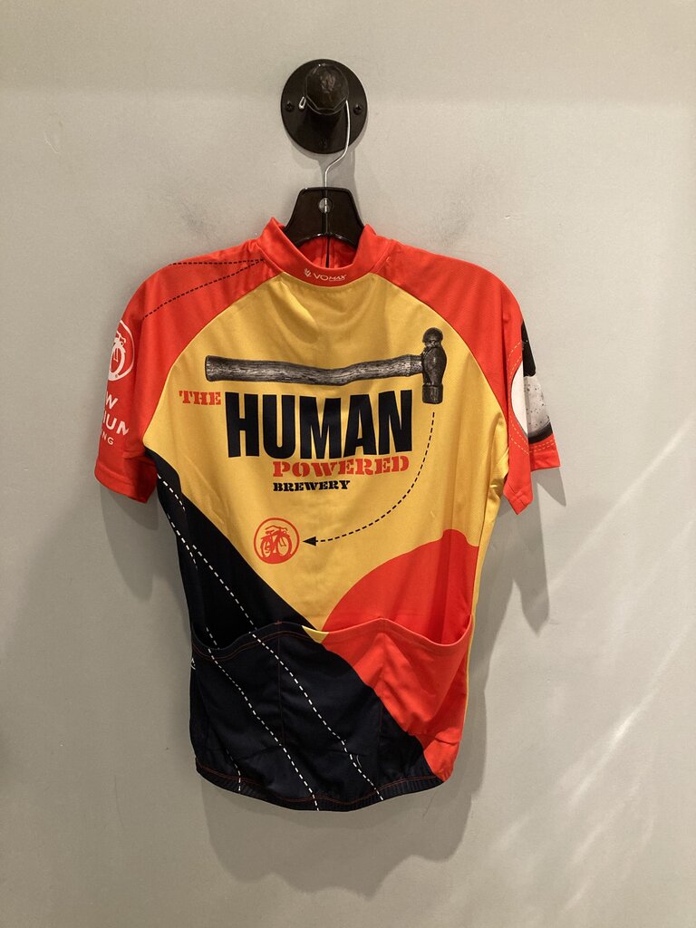 New Belgium SS Bike Jersey, Orange/Yellow, Men's S