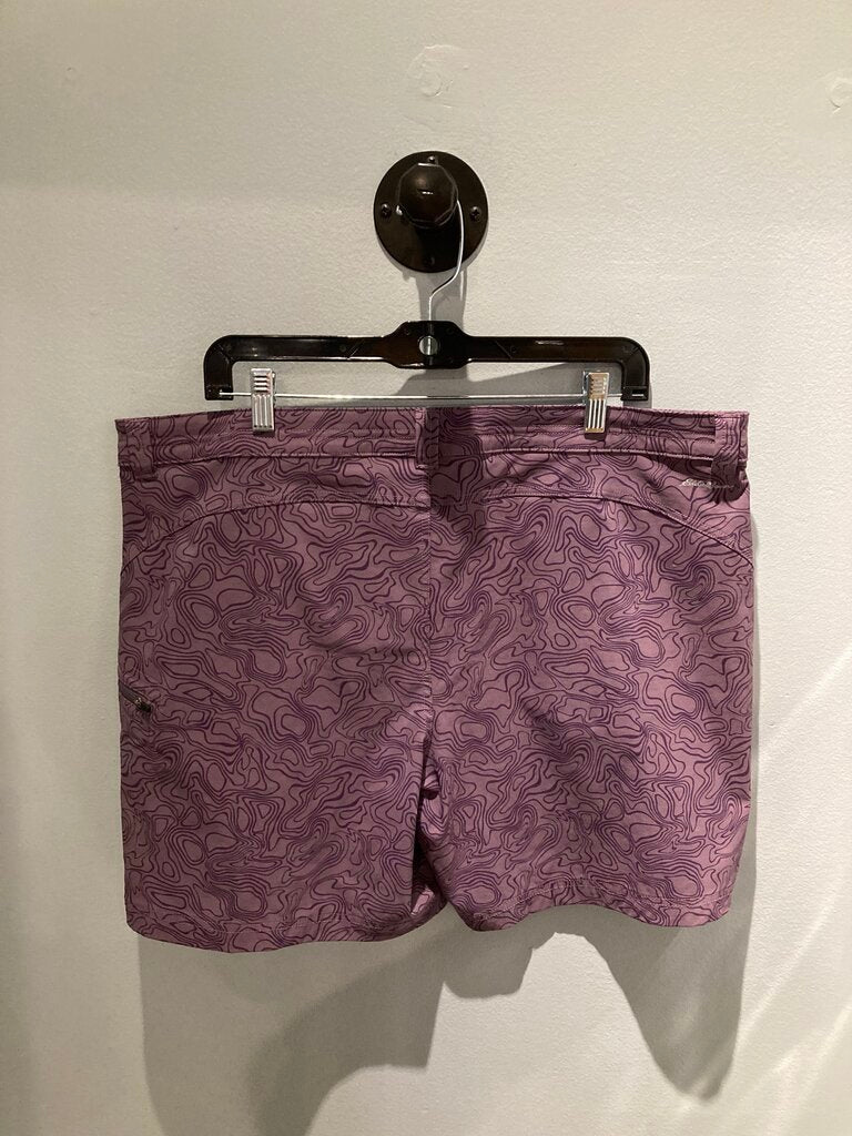 Eddie Bauer Shorts, Purple Pattern, Women's 18