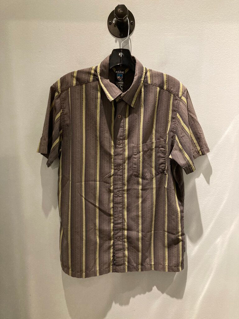 Kuhl SS Button Up, Grey/Green, Men's M