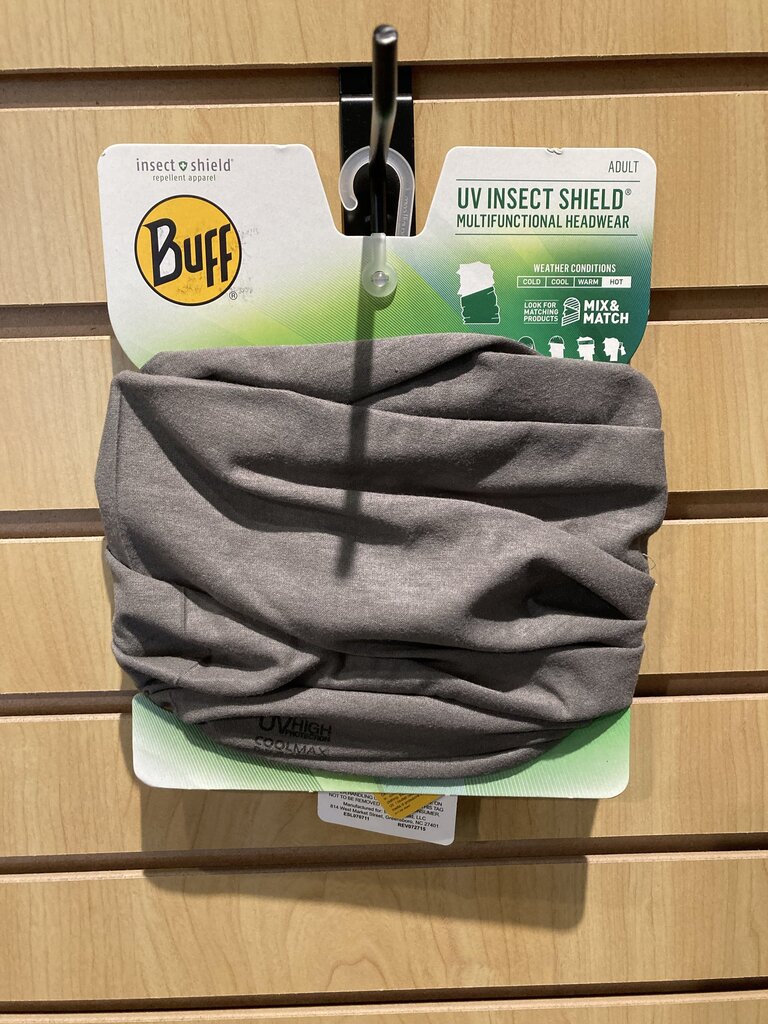 (NWT) Buff UV Insect Shield, Grey, Adult
