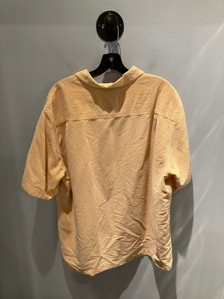 Royal Robbins SS Button Up, Yellow, Men's XL