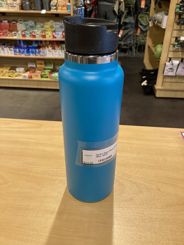 Hydro Flask Water Bottle, Blue, 40OZ