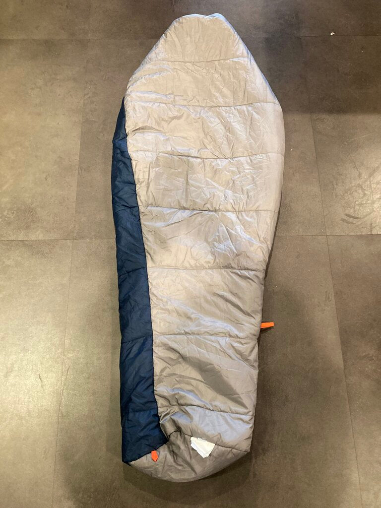 The North Face Youth Wasatch Sleeping Bag, Grey/Navy, 20 Degree