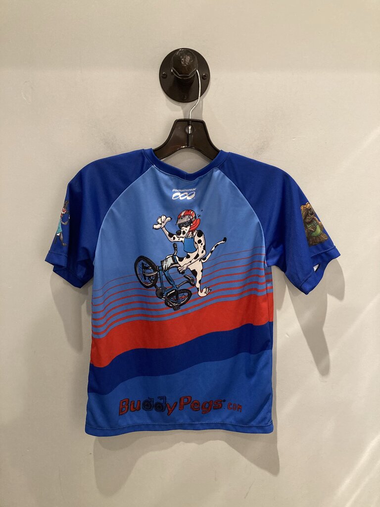 Podiumwear SS Jersey, Blue/Red, Kid's L