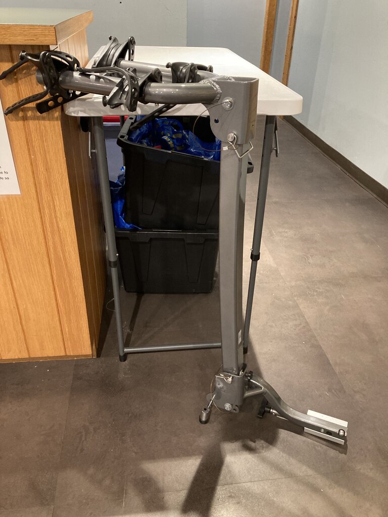 Kuat Beta 2-Bike Hitch Rack, Gray/Black, 1.25" w/ 2" Adapter