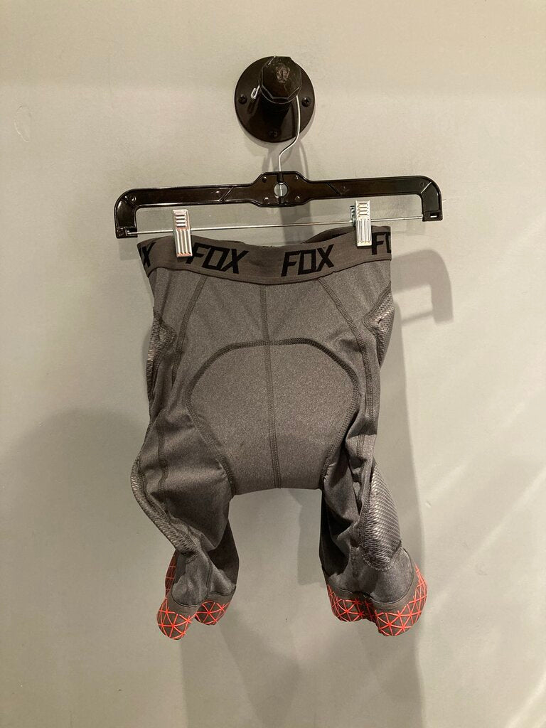 Fox Padded Bike Shorts, Grey, Men's S