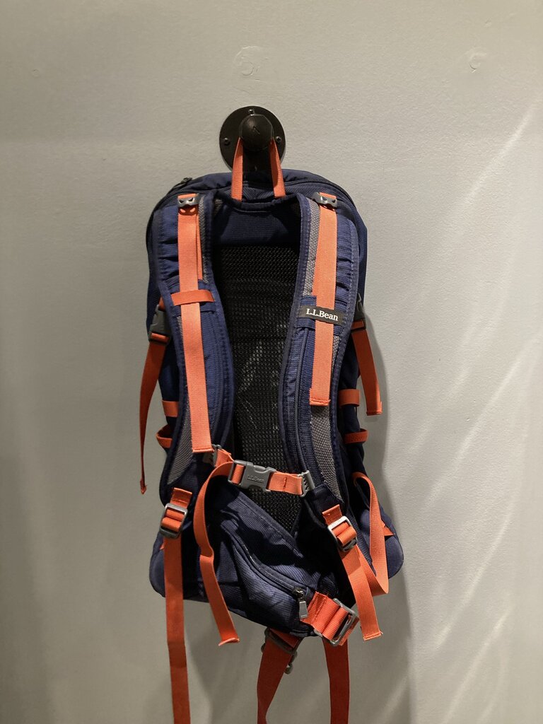 LL Bean Trekker AC Backpack, Blue/Pink