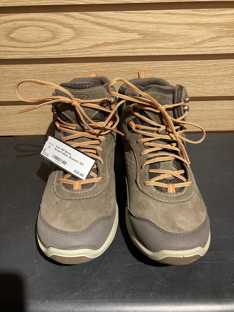 Keen WP Boots, Brown/Yellow, Women's 9.5