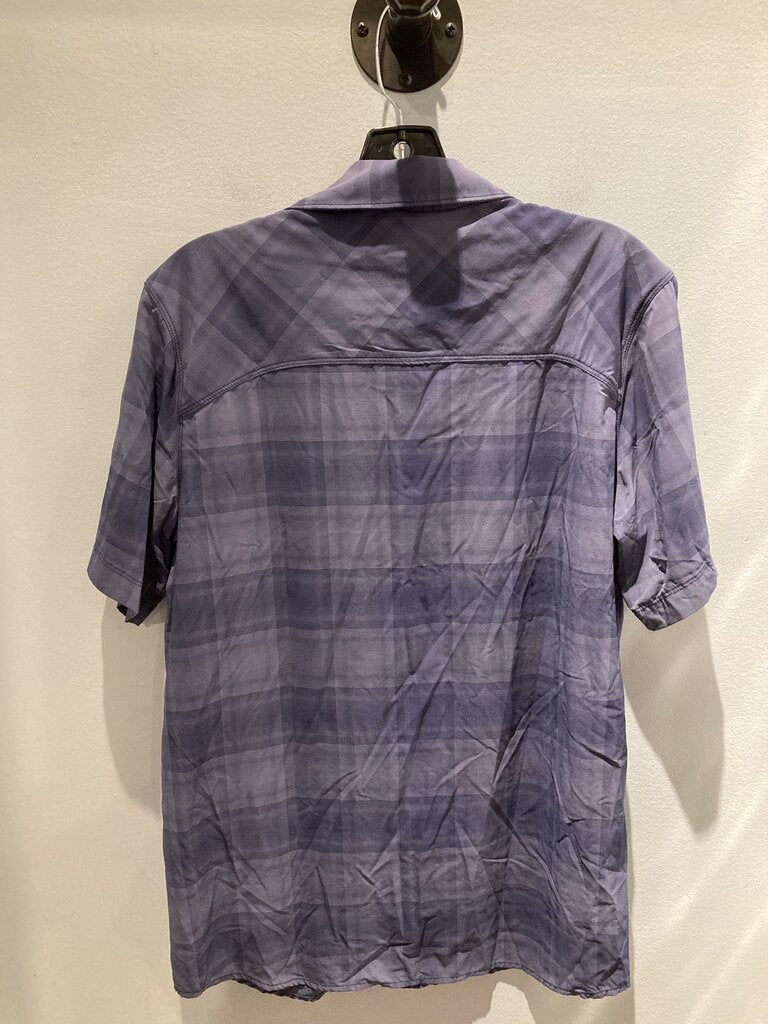 Outdoor Research SS Button Up, Blue Plaid, Men's M