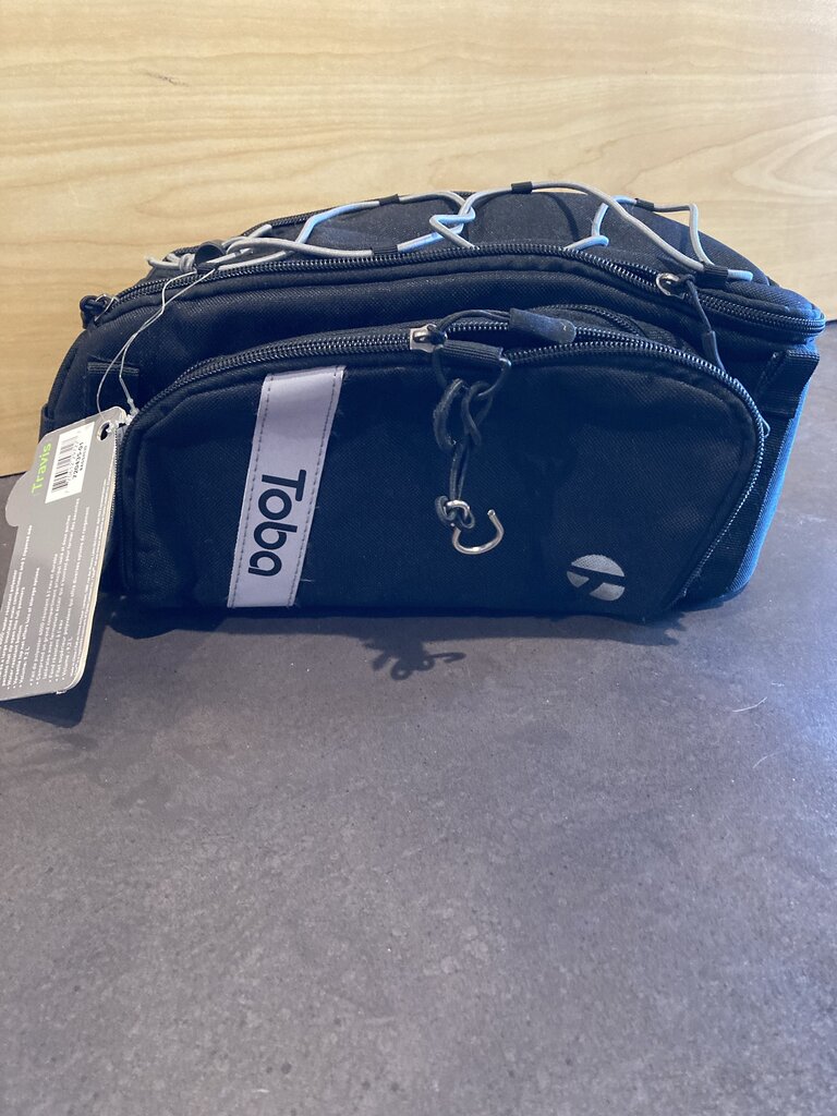 Toba Travis Rear Bike Bag, Black