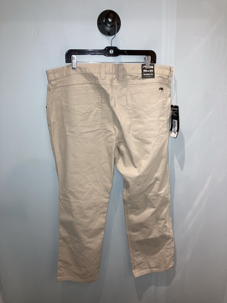 (NWT) Mountain Khakis Pants, Stone, Men's 40x30