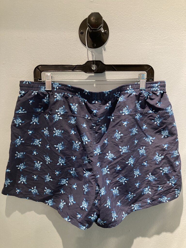 Patagonia Shorts, Navy Turtles, Women's XL