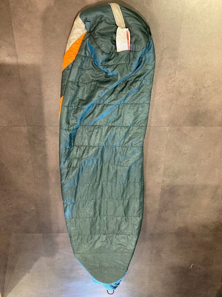 Slumberjack Sleeping Bag, Green/Orange, 30 Degree?
