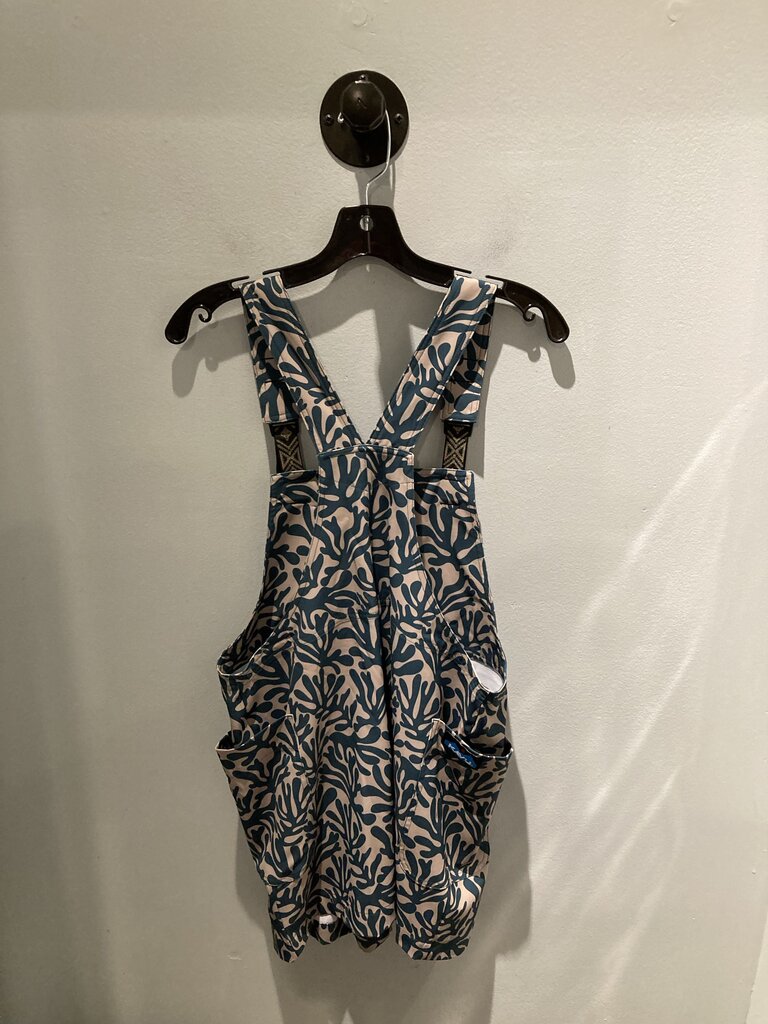 Kavu Short Overalls, Jade/Tan, Women's S