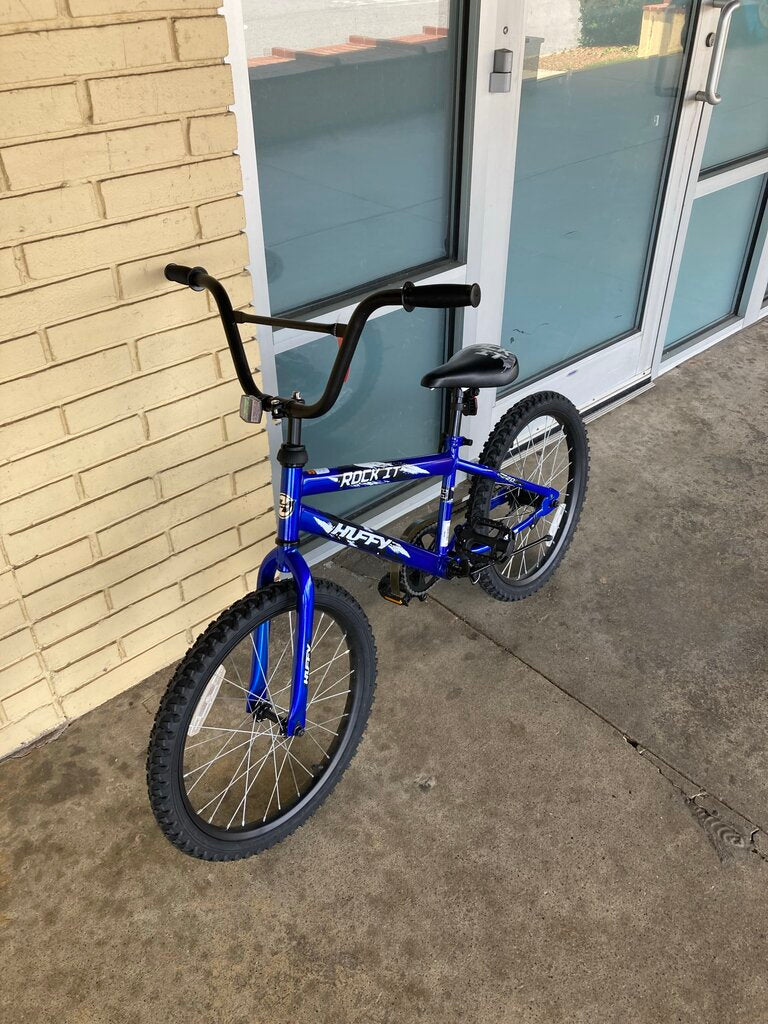 Huffy Rock-it Kids Bike, Blue/Black, 20" Wheels, 11" Frame