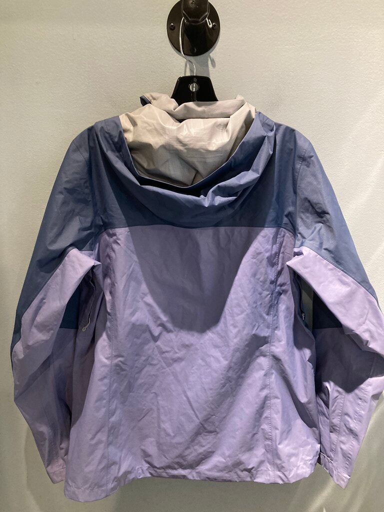 LL Bean Rain Jacket, Purple/Blue, Women's L