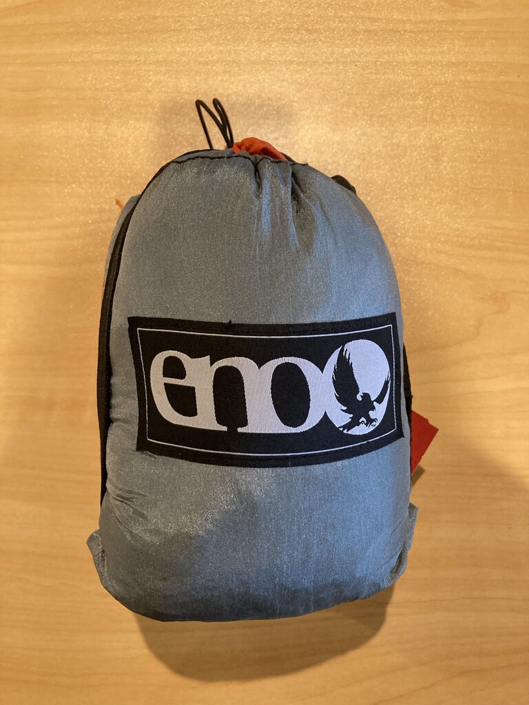 ENO DoubleNest Hammock, Orange/Grey