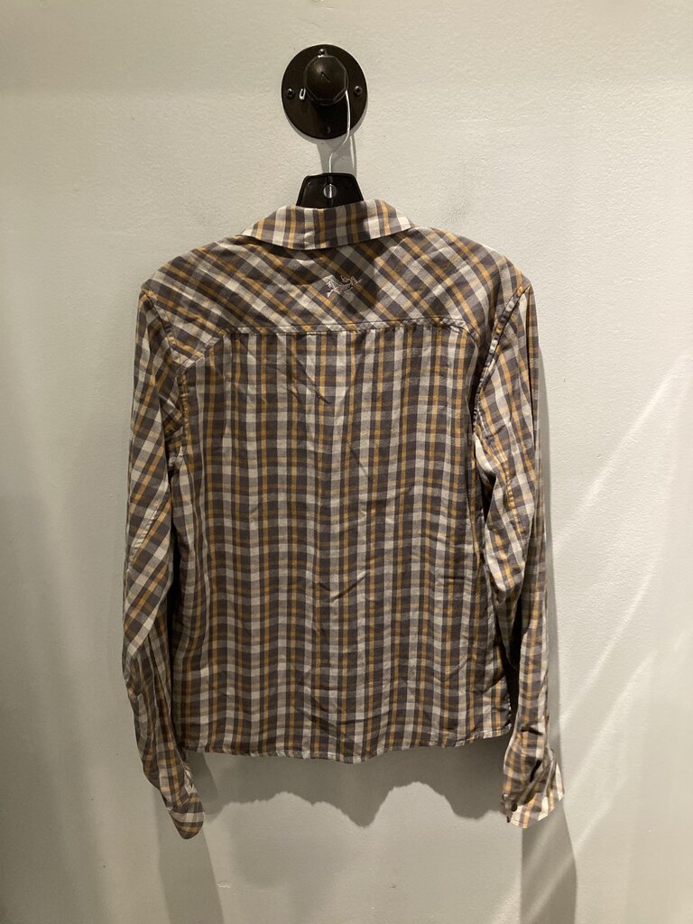 Arc'teryx LS Button Up, Grey/Gold, Men's S