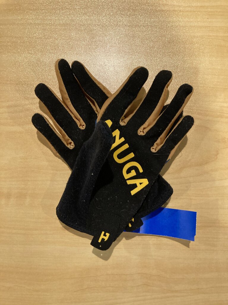 Handup BMX Gloves, Black/Gold, XS