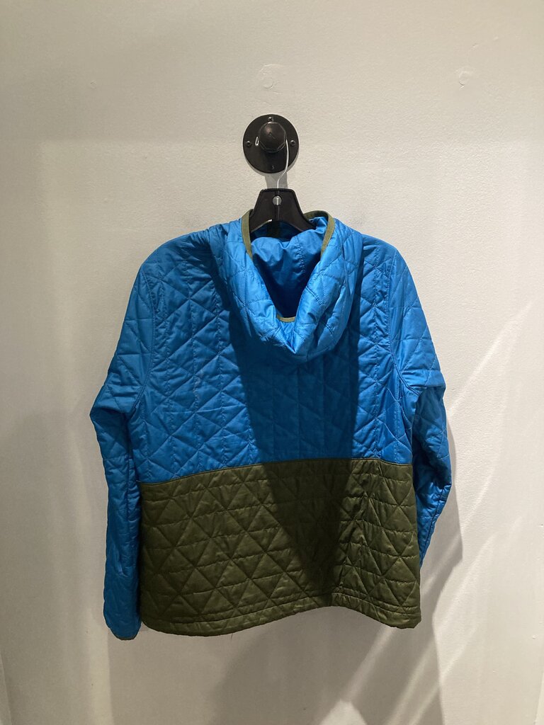 LL Bean Insulated Anorak, Green/Blue, Men's M