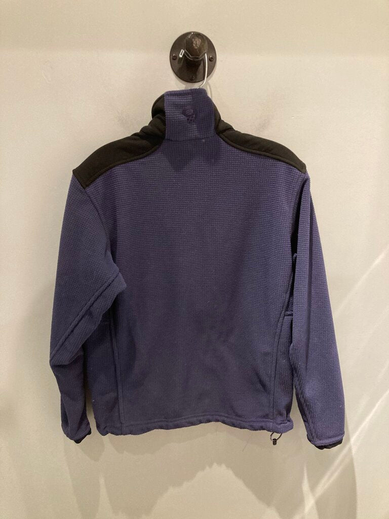 Mountain Hardwear Fleece Jacket, Blue/Black, Men's M