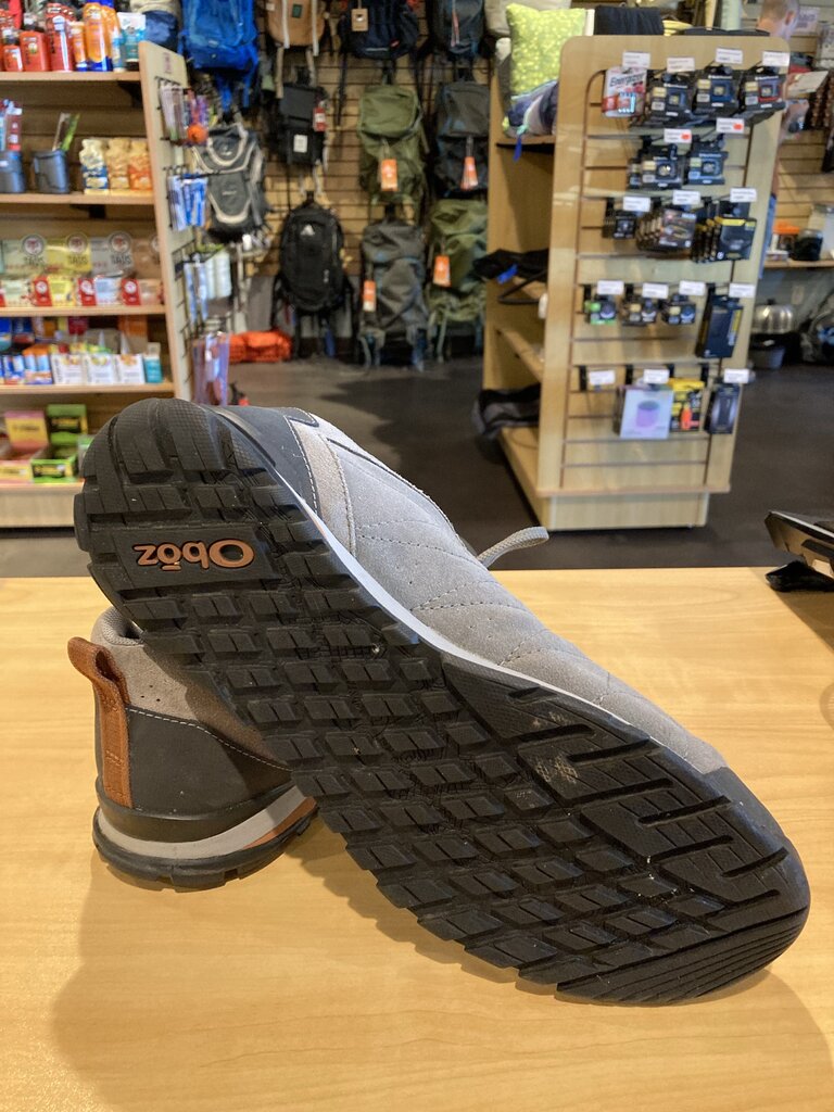 Oboz Low Trail Shoes, Grey/Orange, Men's 11