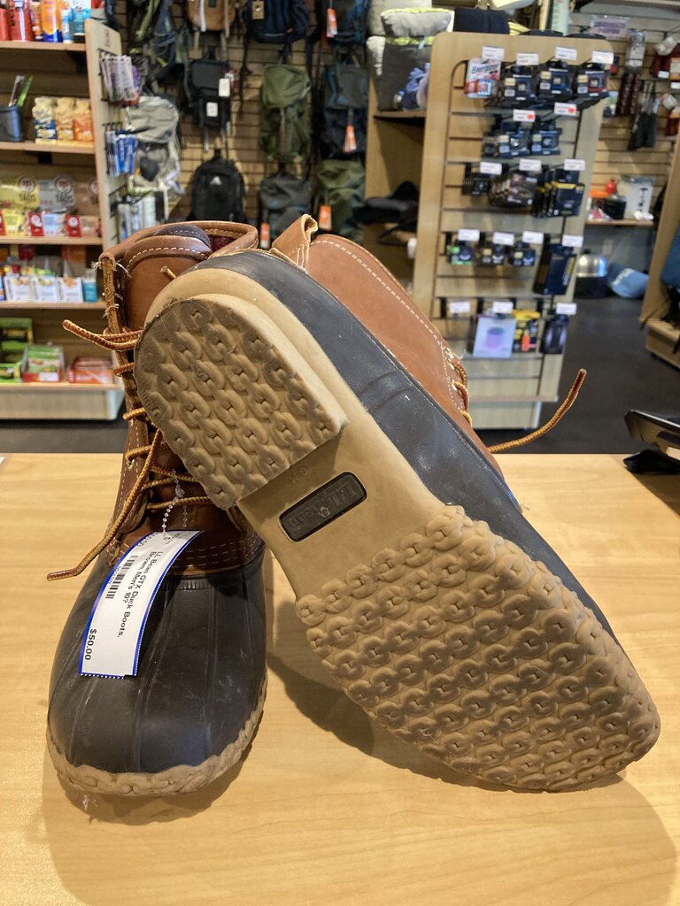 LL Bean GTX Duck Boots, Brown, Men's 10?