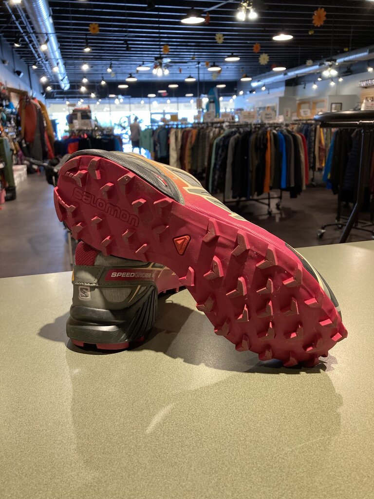 Salomon Speedcross 4, Grey/Pink, Women's 8