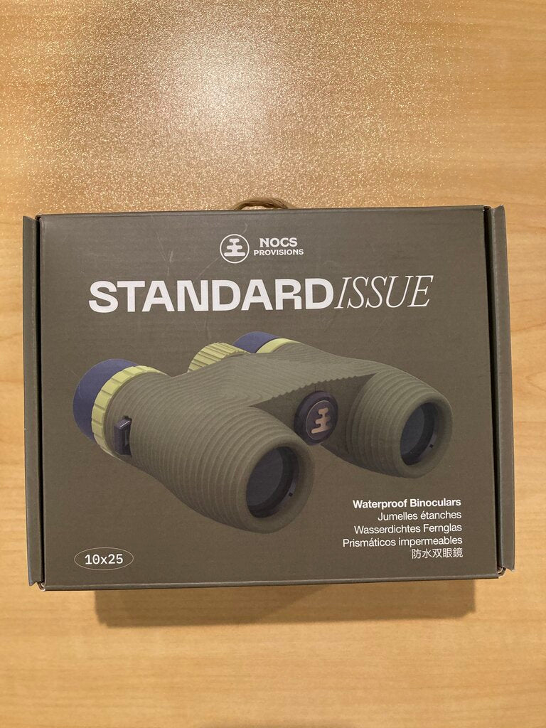 Nocs Provision Standard Issue Binoculars, Green/Lime, 10X25