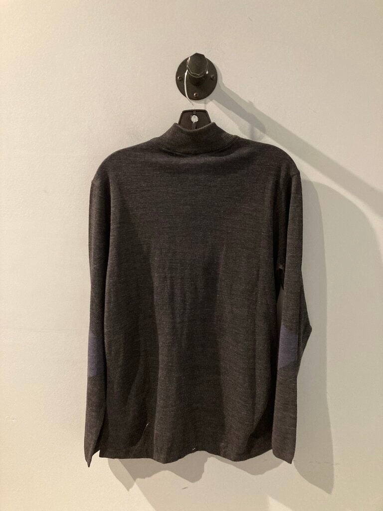 (NWT) Smartwool 1/4 Zip LS, Dark Grey, Men's L