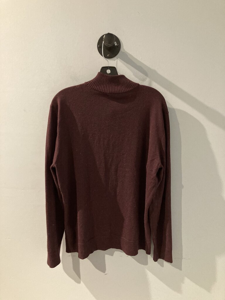 (Wear) Smartwool 1/2 Zip Sweater, Maroon, Men's L