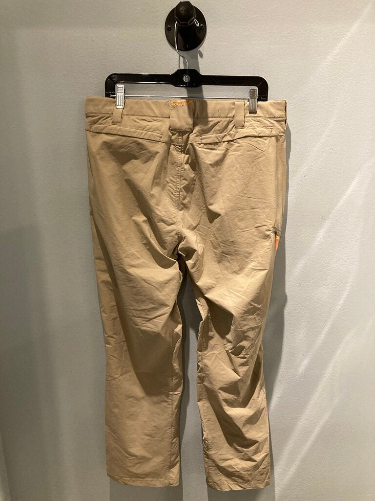 Orvis Pants, Khaki, Men's 36x30