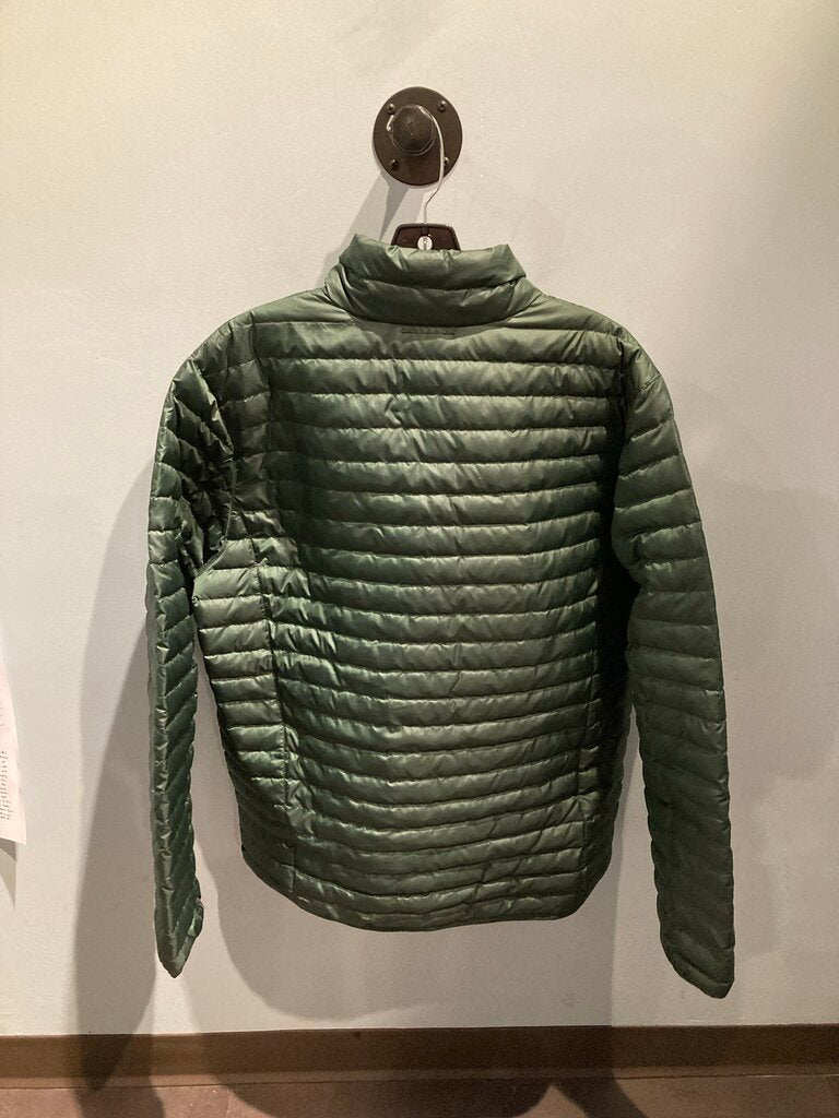 Eddie Bauer Down Puffy, Green, Men's L