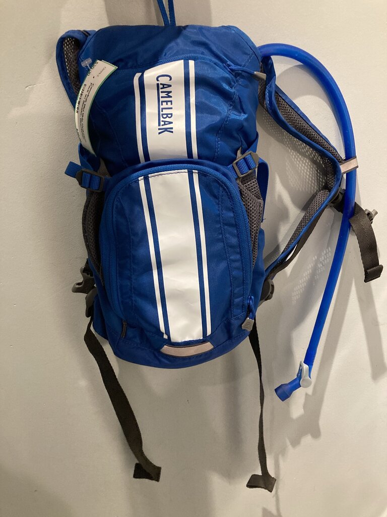 Camelbak Mini Mule Hydration Pack w/ Bladder, Blue/White