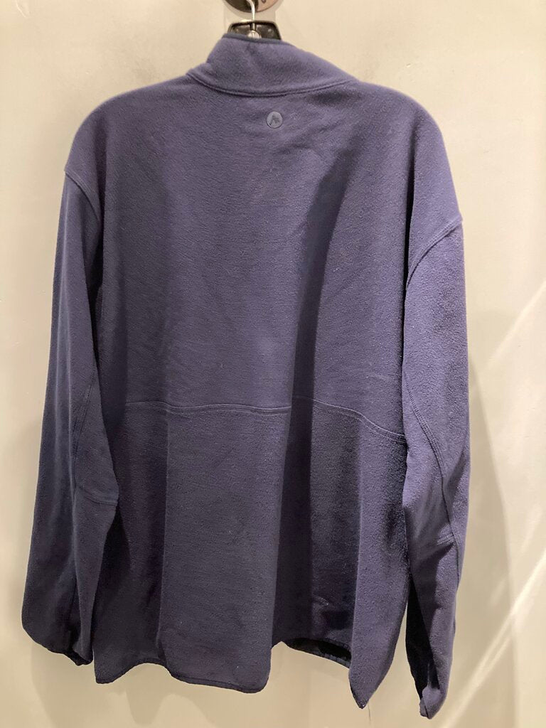 Marmot Fleece Zip, Blue, XXL