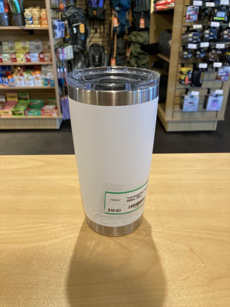 Yeti Insulated Tumbler w/ Lid, White, 20oz
