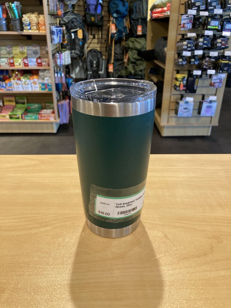 Yeti Insulated Tumbler w/ Lid, Green, 20oz