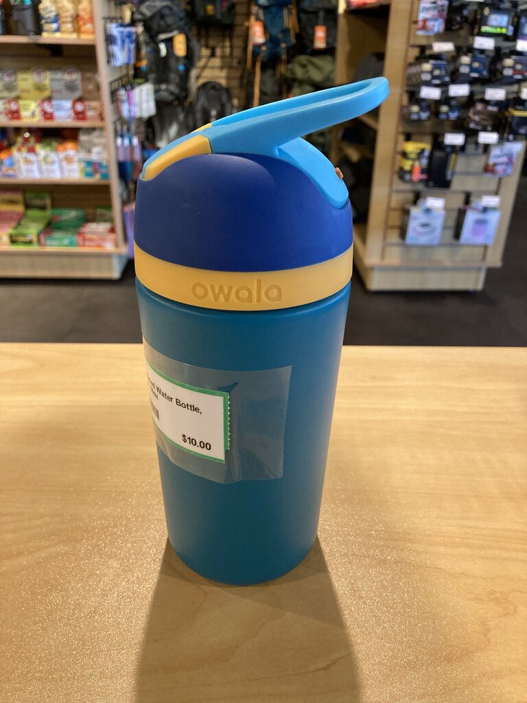 Owala Insulated Water Bottle, Teal/Yellow, 14oz