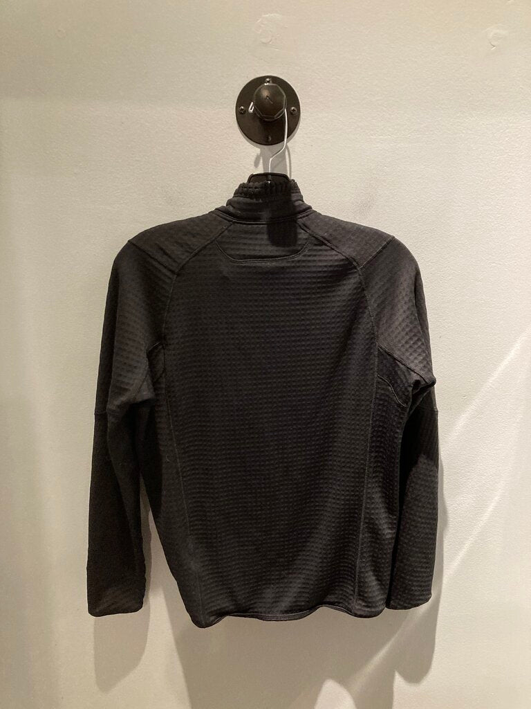 Patagonia 1/2 Zip LS Grid Fleece, Black, Men's S