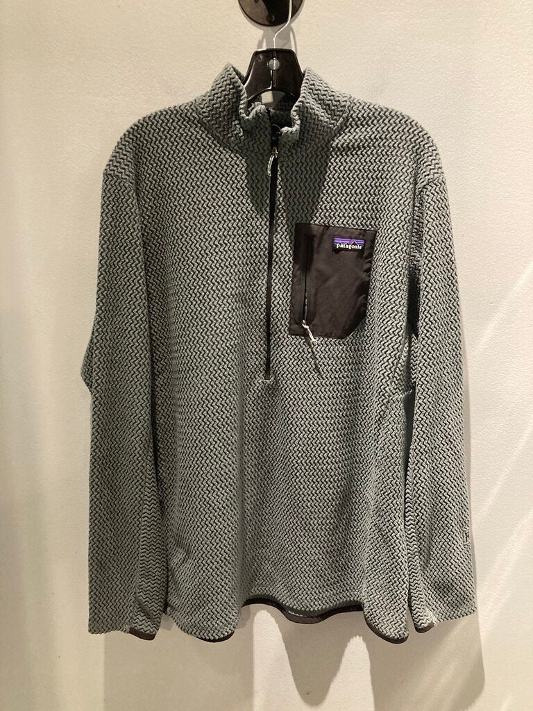 Patagonia R1 Fleece 1/2 Zip Blue, Men's XXL