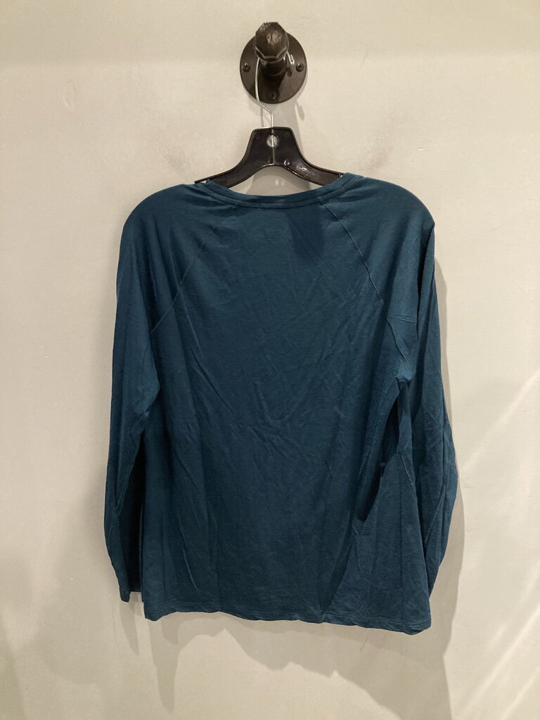 Smartwool LS Crew Baselayer, Blue, Women's XL